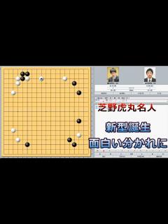 [x]囲碁【芝野虎丸名人対富士田明彦七段解説】【第46期天元戦予選A】 - YouTube