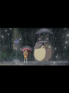 [x]ジブリ My Neighbor Totoro となりのトトロ トトロと一緒に父を待つさつきとメイ 恩返し #ジブリ #となりのトトロ ...