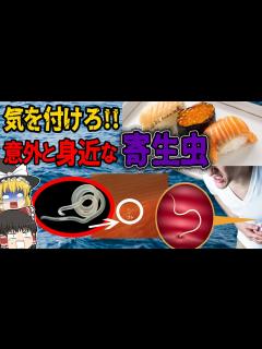 [x]【ゆっくり解説】うっかり食べたらヤバい！要注意な「寄生虫」5選 - YouTube