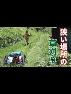 [x]狭いブルーベリー畑と空地を草刈りする - YouTube