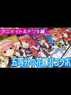 [x]1人1限でも先頭数人で完売！？五等分の花嫁∬アニメイトコラボ「バレンタインストーリー」とドンキコラボに行ってきた - YouTube