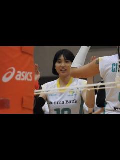 [x]Volleyball バレーボール Vリーグ 群馬グリーンウイングス 背番号10 白岩蘭奈選手 ③ - YouTube
