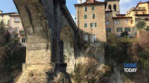 Lavori sul Ponte del Diavolo a Cividale del Friuli, 15 dicembre 2017