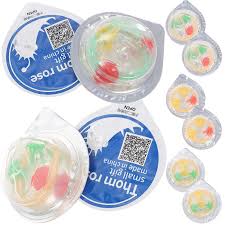 10pcs 다채로운 꽃 콘돔 안전한 콘돔 성인 성생활 용품 초박형 건강 제품 (작은 꽃)